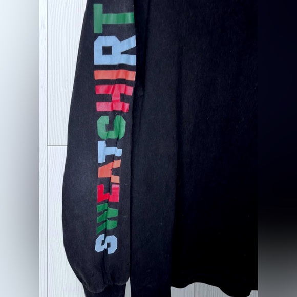 EARL SWEATSHIRT Men’s Black Long Sleeve Multicolor Graphic Tee - Picture 6 of 11